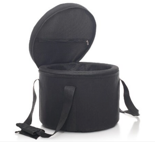 L103 -10 - 12 inch Black Canvas Bag for Quartz Crystal Singing Bowl carrier