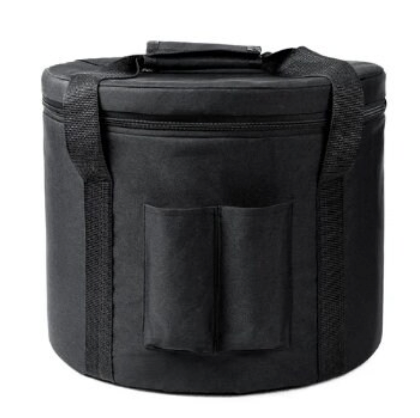 L103 -10 - 12 inch Black Canvas Bag for Quartz Crystal Singing Bowl carrier