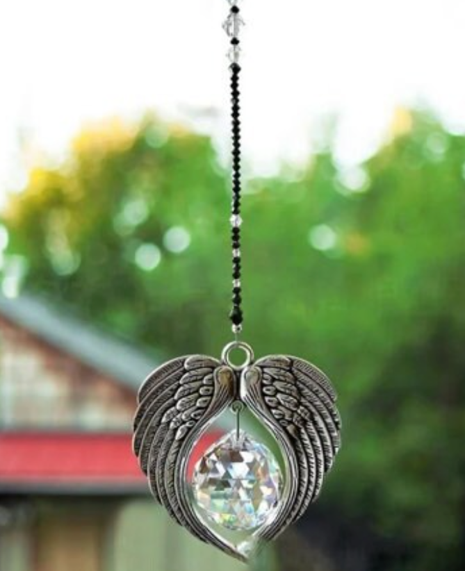 L36 - Crystal Angel Wing Sun catcher Pendant