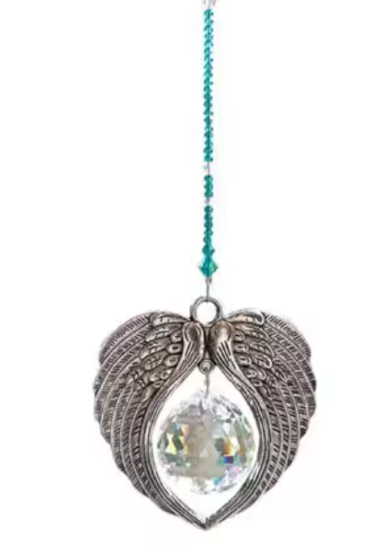 L36 - Crystal Angel Wing Sun catcher Pendant