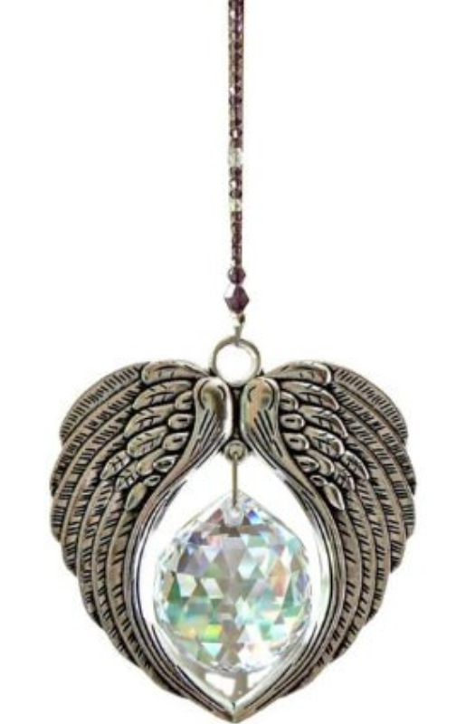 L36 - Crystal Angel Wing Sun catcher Pendant