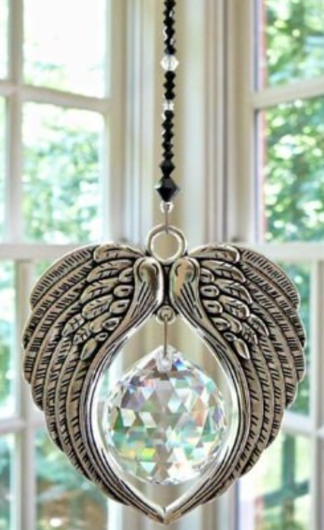 L36 - Crystal Angel Wing Sun catcher Pendant