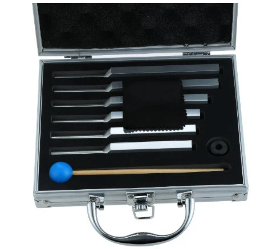 L43 - 6 pcs Solfeggio Tuning Forks Set.