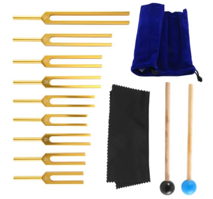 L44 - 9 Tuning Fork Set