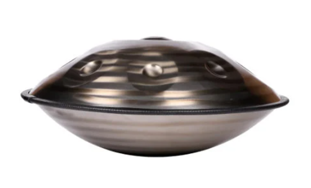 L60 - 440Hz D Minor 10 Notes Spiral Handpan Steel Tongue Hand Drum