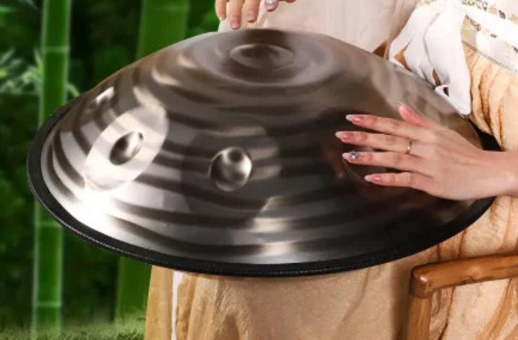 L61 - 440Hz D Minor 9 Notes Spiral Handpan Steel Tongue Hand Drum