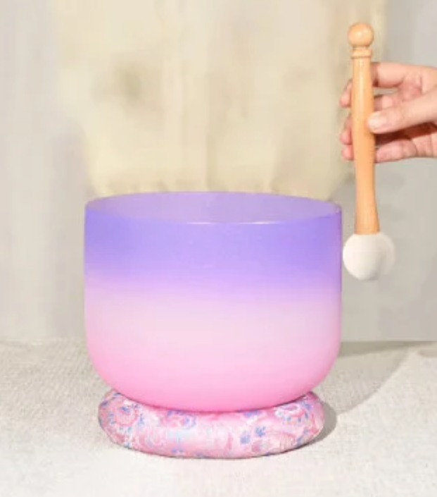 L106 - Purple+Pink 10 Inch Singing Bowl Candy Colour