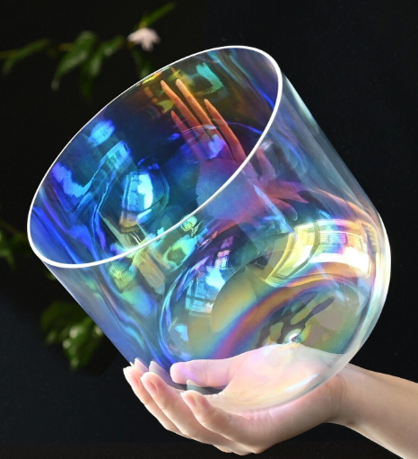 L88 - 7 inch Clear Crystal Singing Bowl