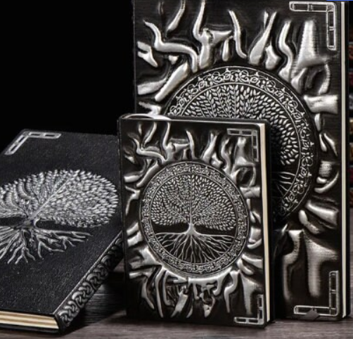 L122 -Vintage Tree of Life A5/A6 Diary Notebook Handcraft Embossed Leather