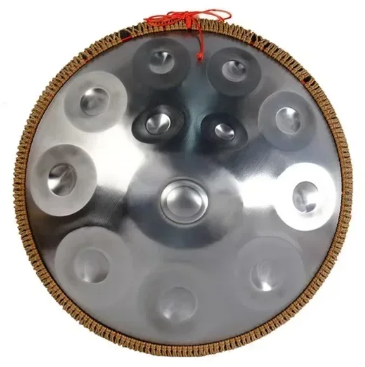 L125 - 22 Inch 440hz-432Hz  Eyes,Silver,Gold  12 note Handpan Drum