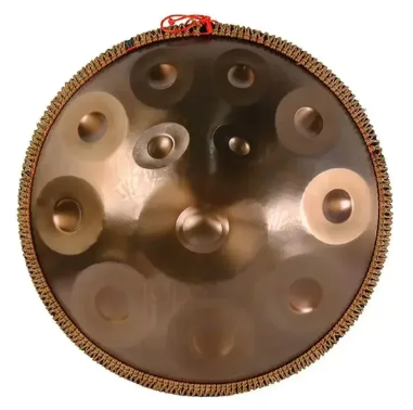 L125 - 22 Inch 440hz-432Hz  Eyes,Silver,Gold  12 note Handpan Drum